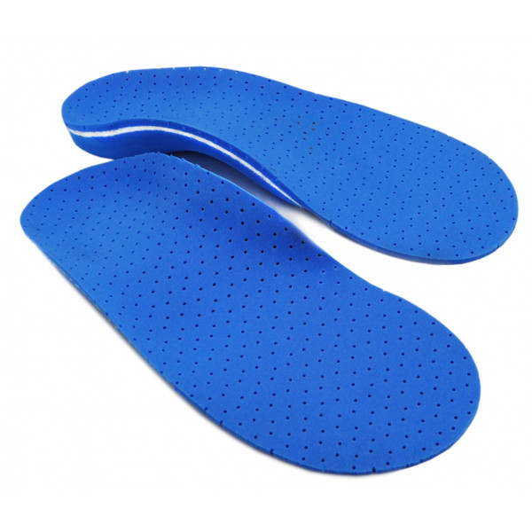 Wkładki Ortopedyczne Correct LS – Korytkowe Supinujące na Płaskostopie i Stopy Płasko-Koślawe | Niebieskie