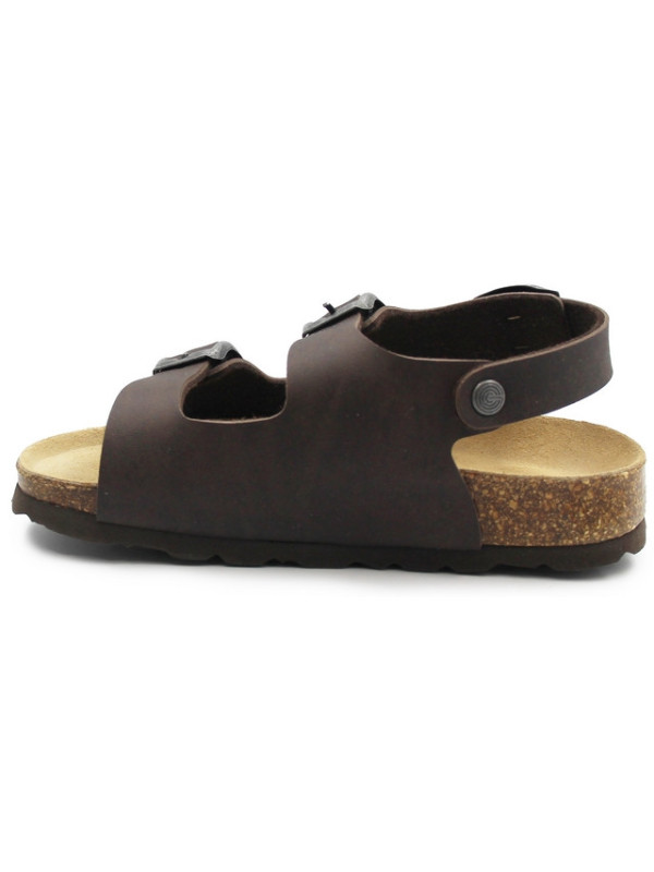 Brązowe Wygodne Sandały Dla Chłopca Genuins Congo Bio Natur Habana II gatunek