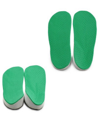 Wkładki ortopedyczne supinujące koślawość pięt i kolan Correct S zielony