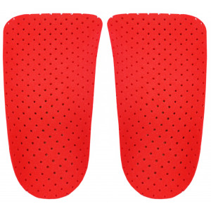 Korekcyjne wkładki do butów na płaskostopie podłużne Correct LS 3/4 kolor czerwony