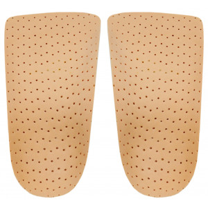 Wkładki do butów ortopedyczne płaskostopie podłużne Correct LS 3/4 kolor beżowy