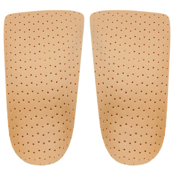 Wkładki do butów ortopedyczne płaskostopie podłużne Correct LS 3/4 kolor beżowy