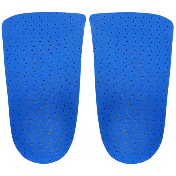 Wkładki ortopedyczne na płaskostopie podłużne Correct LS 3/4 niebieskie