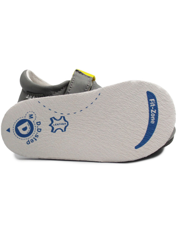 Kapcie Niemowlęce Niechodki DD STEP  k1596-41928 Grey