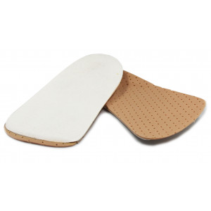 Wkładki ortopedyczne supinujące piętę dla dzieci cieliste Correct S 3/4