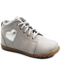 Buty Dla Dziewczynki Na Wiosnę Sznurowane Ameko a11-Mia-Limestone