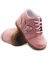 Buty Na Jesień Dla Dziewczynki Motylek Różowe Ameko a4 Molly Różowy