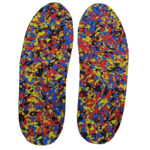 Wkładki Ortopedyczne CORRECT LS Korytkowe Supinujące Stopy Płasko Koślawe Kropki Ciemny