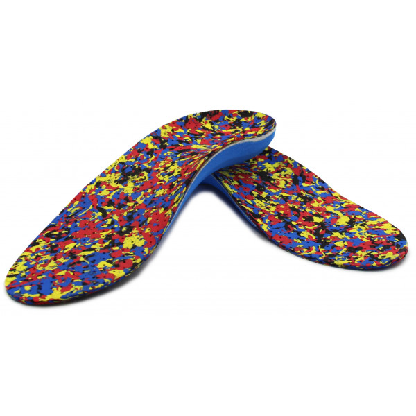 Wkładki Ortopedyczne CORRECT LS Korytkowe Supinujące Stopy Płasko Koślawe Kropki Ciemny