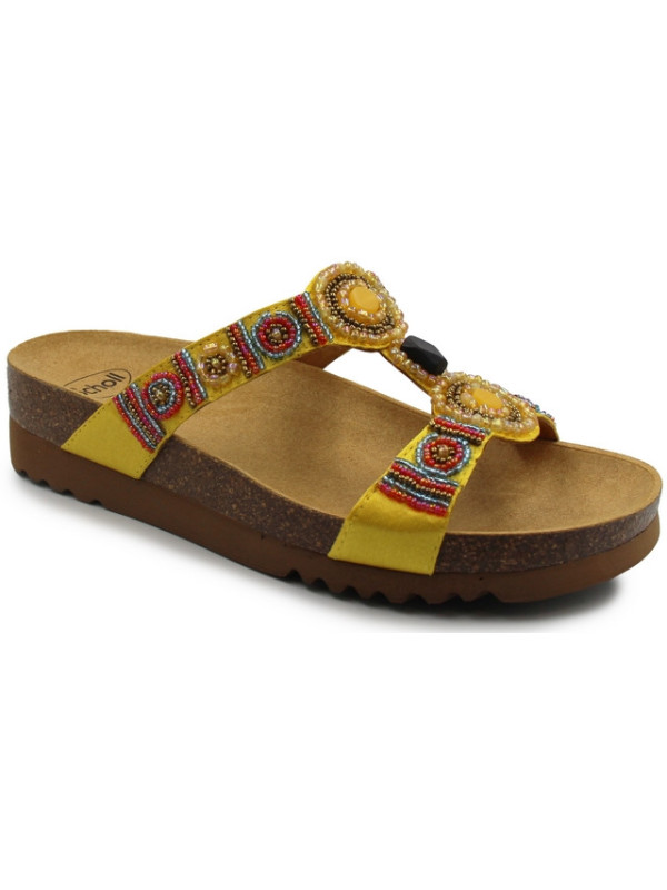 Eleganckie Klapki Damskie Scholl New Bogota Wedge Med mf266071067