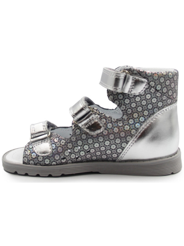 Kapcie korekcyjne dla dziewczynki z wysokim zapiętkiem do przedszkola Bartek 86803-023