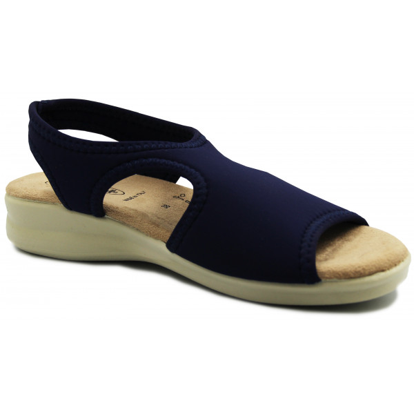 Sandały dla kobiet na lato do pracy Eximp 8024.17 granatowy