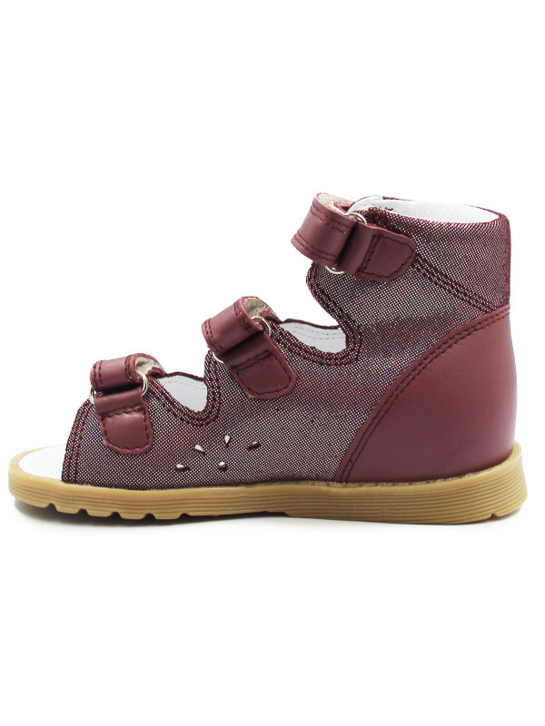 Sandałki z wysokim usztywnionym zapiętkiem do szkoły przedszkola Bartek 86803-019