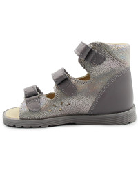 Profilaktyczne Kapcie Dla Dziewczynki Szare Do Przedszkola Bartek 81803-021