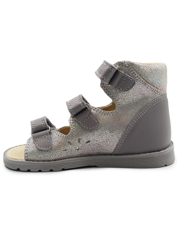 Profilaktyczne Kapcie Dla Dziewczynki Szare Do Przedszkola Bartek 81803-021