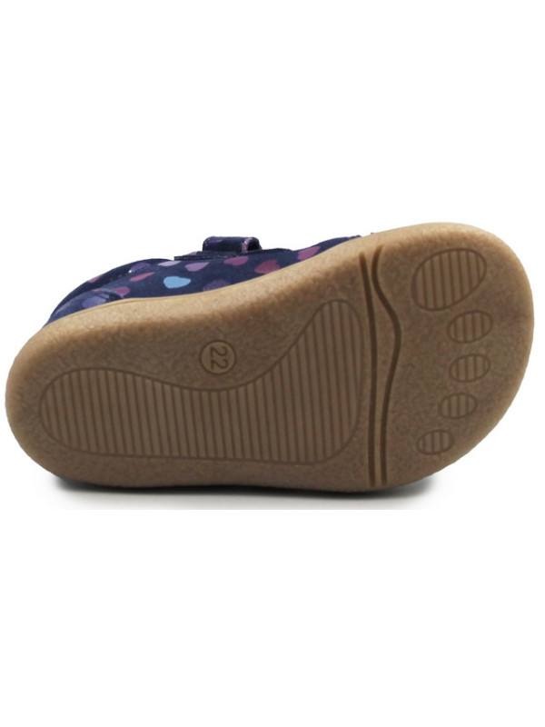 Półbuty Wiosenne dla dziewczynek w serduszka Mido 180-280 Jeans Hearts