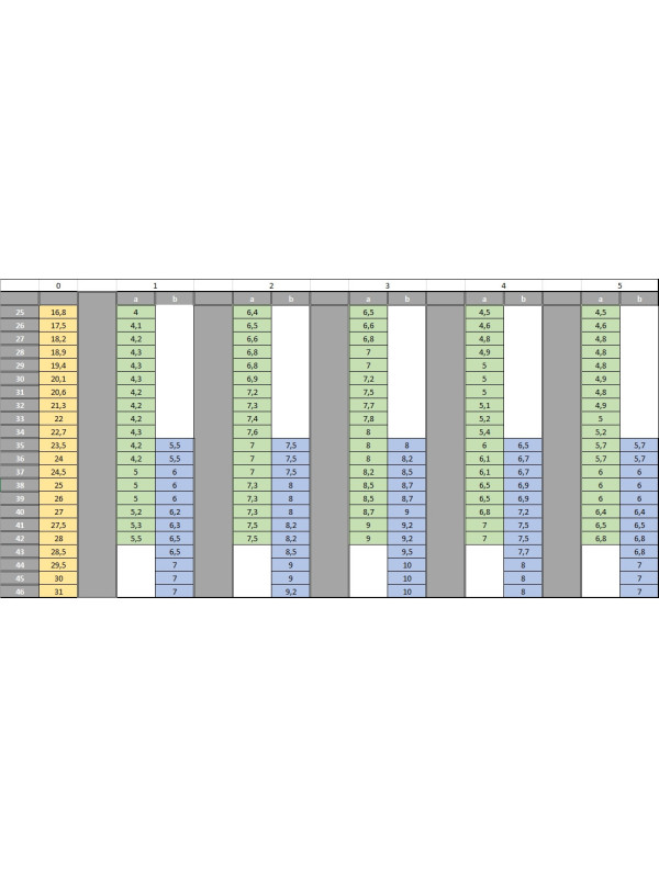 Wkładka Ortopedyczna Wyrównująca Prawa Wąska Skrót 0,5 CORRECT H