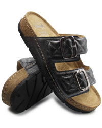 Klapki damskie na lato do pracy Scholl bora 2 straps med MF312661004