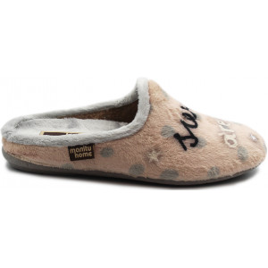 Ciepłe Kapcie Po Domu Damskie Manitu 320093-42 Jesień-Zima