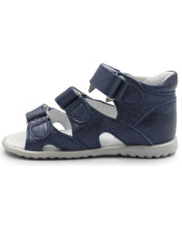 Eleganckie Sandały Dla Dziewczynek Na Rzepy Z Kokardką Emel e 2090b