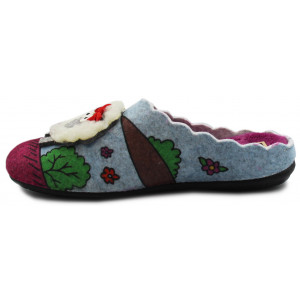 Kapcie Damskie Na Zimę Manitu 320092-00 Jesień-Zima