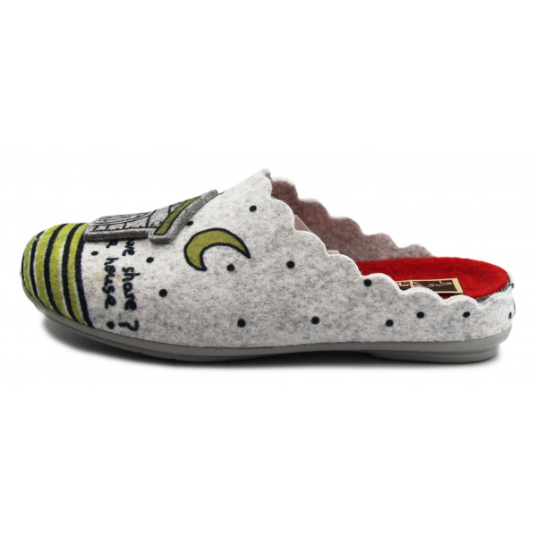 Kapcie Damskie Na Prezent Manitu 320102-91 Jesień-Zima