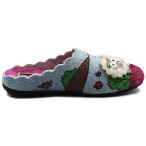 Kapcie Damskie Na Zimę Manitu 320092-00 Jesień-Zima