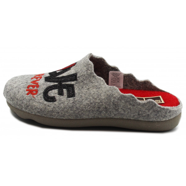 Kapcie Damskie Filcowe Love Forever Kot Manitu-Home 320091-91 Jesień-Zima