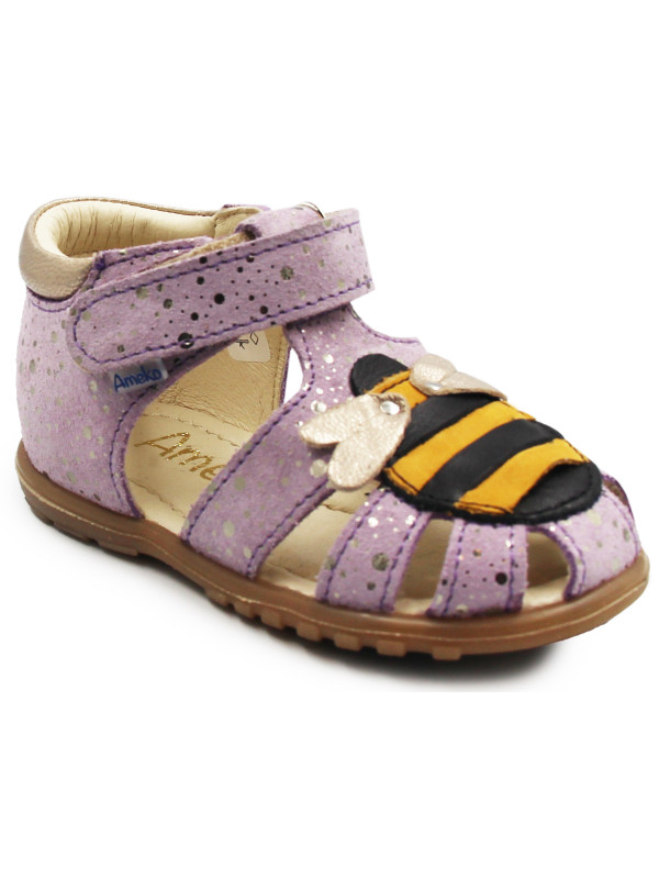 Buty Na Lato Dla Dziewczynki Sandały Ameko a6 Bee-Lilac