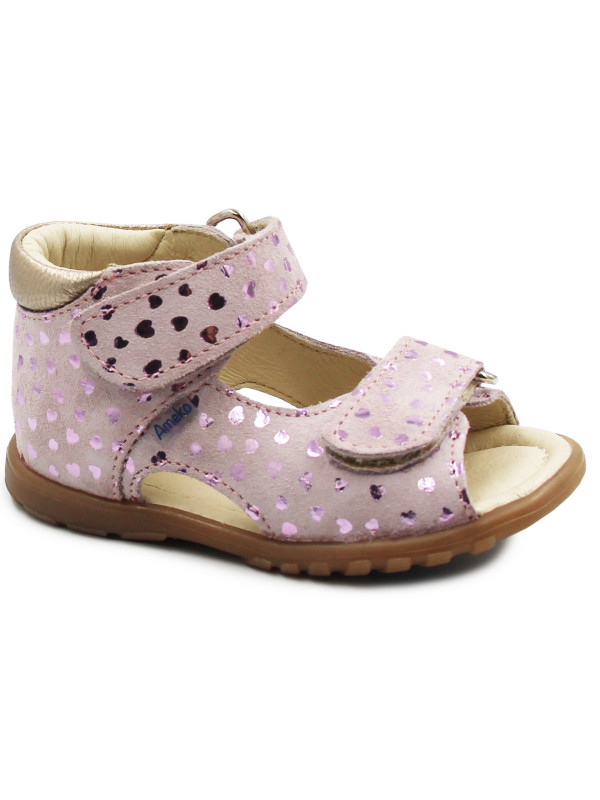 Sandały Dla Dziewczynki Ameko a7 Róż-Fleck