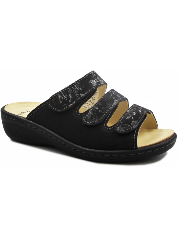 Klapki Damskie Na Szerokie Stopy Dr Brinkmann 700438-01