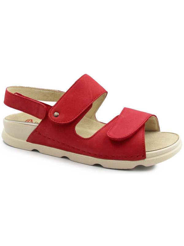 Damskie Sandały Czerwone Berkemann Donetta 04500-234