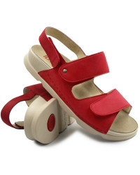 Damskie Sandały Czerwone Berkemann Donetta 04500-234