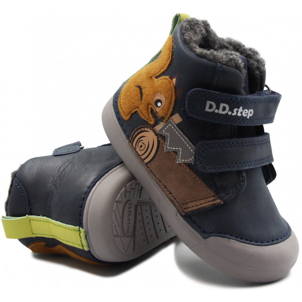 Trzewiki Buty Ocieplane Na Zimę D.D.Step W066-852 Wiewiórka