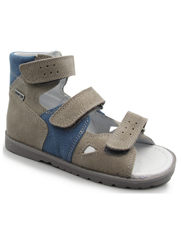 Sandały dla chłopca do przedszkola ze skóry naturalnej Bartek 81804-020