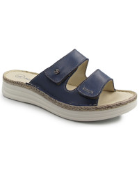 Klapki Dla Kobiet Na Lato Do Pracy Helios 122 Granat