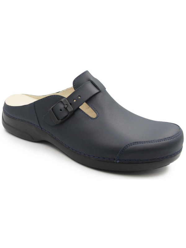 Klapki Męskie Do Szpitala Nursing Care Noruega Dark Blue pe9403