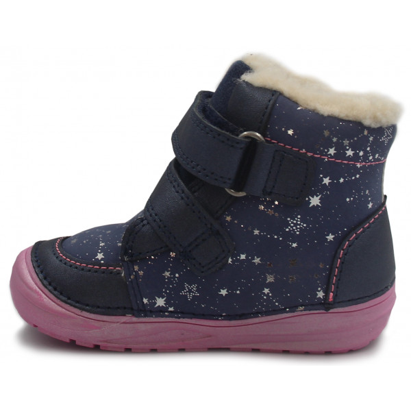 Trzewiki Ocieplane d.d.step W071-887 royal blue