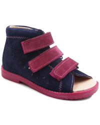 Sandały ortopedyczne z obcasem thomasa dla dziewczynki do przedszkola Dawid