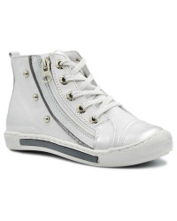 Trzewiki dla dziewczynek na jesień srebrne Dawid 1319