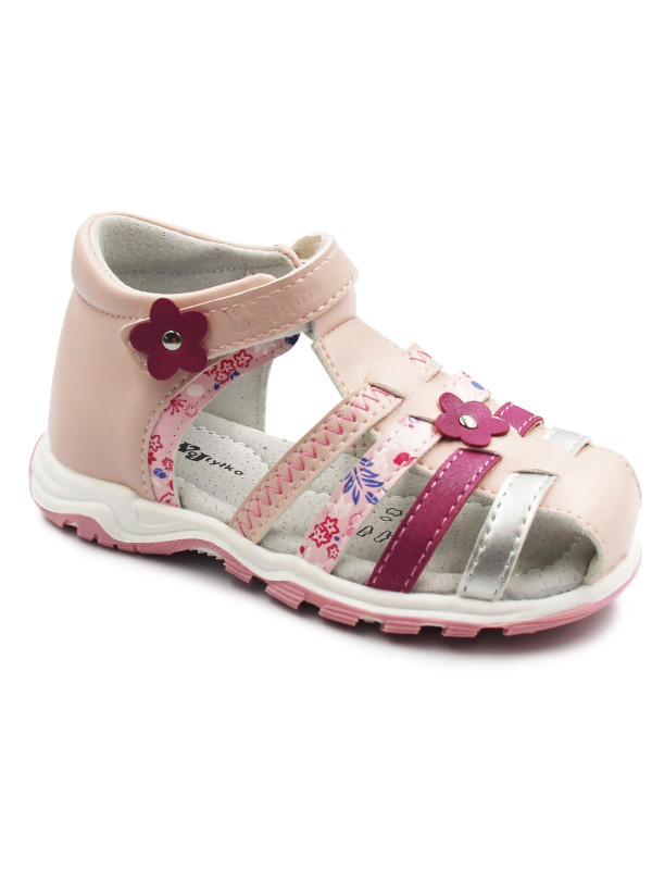 Dziewczęce Różowe Sandały Na Lato Wojtyłko 1s23731