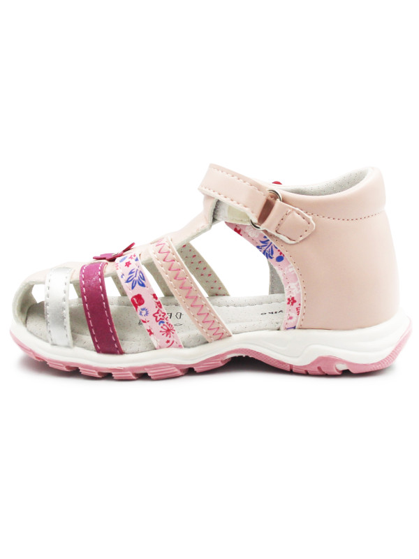 Dziewczęce Różowe Sandały Na Lato Wojtyłko 1s23731