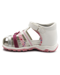 Sandały Dziewczęce Wojtyłko 1s23731 Białe