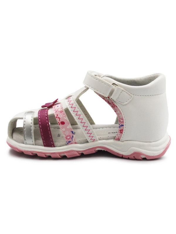 Sandały Dziewczęce Wojtyłko 1s23731 Białe