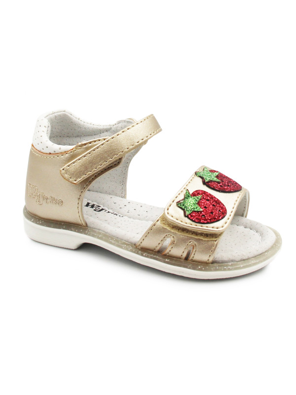 Sandały Dla Dziewczynki Wojtyłko Truskawki 1s23729l