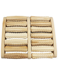 Masażer Drewniany Do Stóp Szeroki Siedmiorzędowy 14-rolkowy ms-07 Tylmax