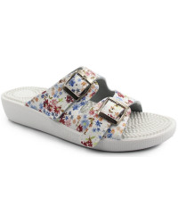 Damskie Klapki z Kolcami Masującymi Stopy Fakirki Damskie 03/C2F fiorato SILVA