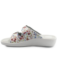 Damskie Klapki z Kolcami Masującymi Stopy Fakirki Damskie 03/C2F fiorato SILVA