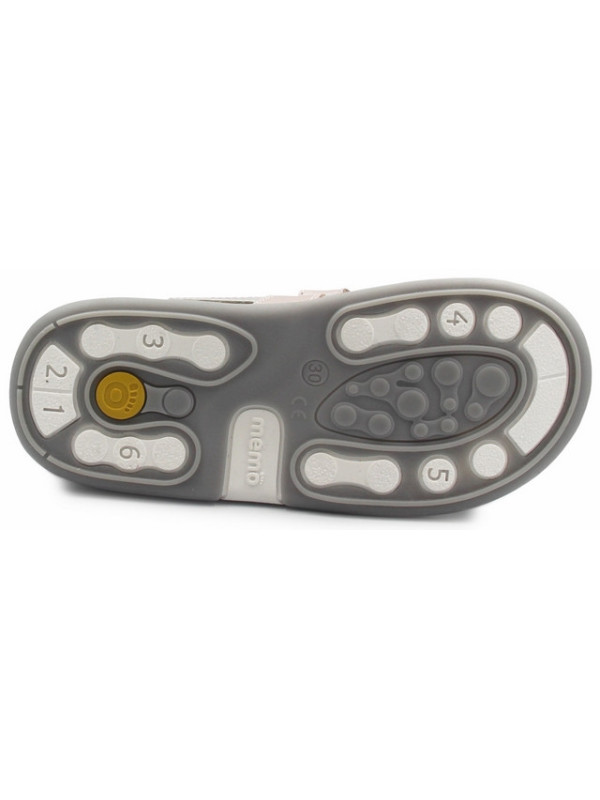 Skórzane wysokie sandały dla dziewczynek na lato na rzepy MEMO IRIS