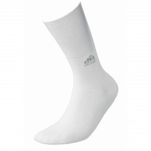 Białe Skarpety Bezuciskowe DeoMed Cotton Silver